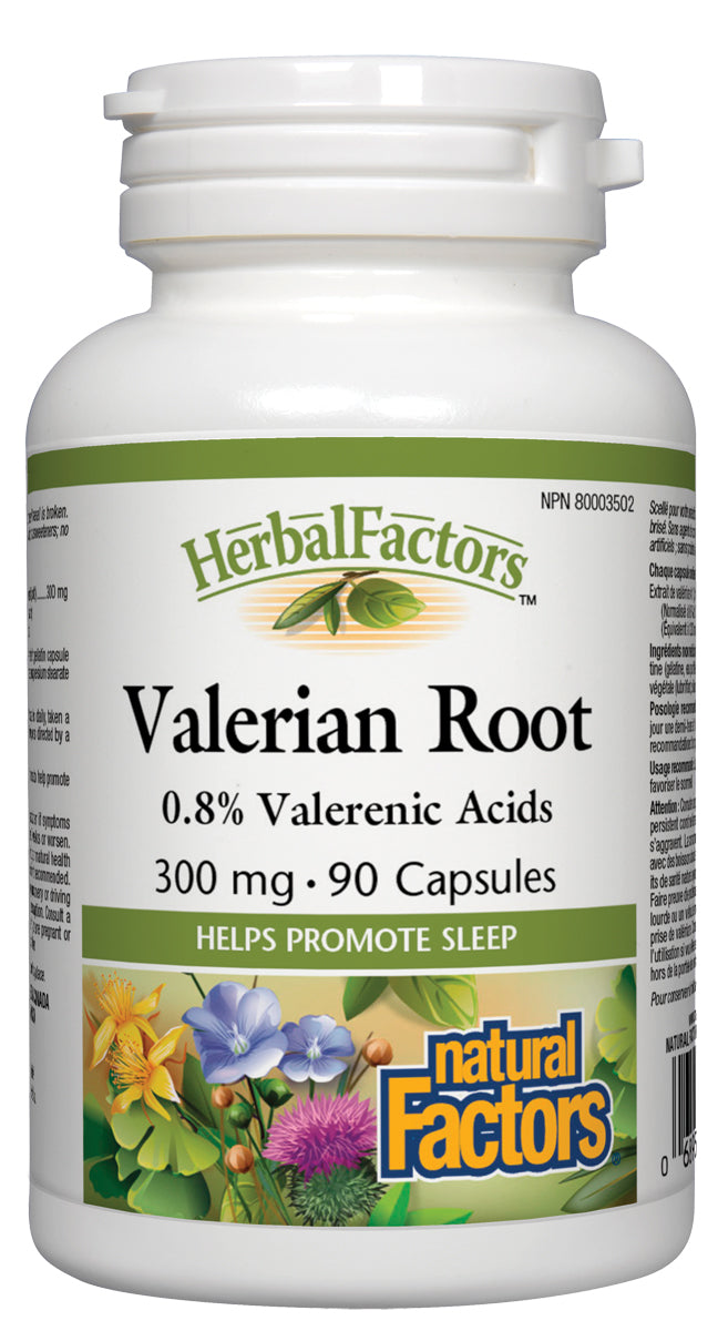 Natural Factors Valerian Root 300mg-Natural Factors-Nature‘s Essence